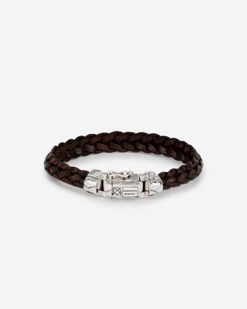 Bracelet Mangky Small Leather Brown