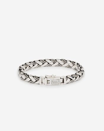 Armband George Texture Zilver