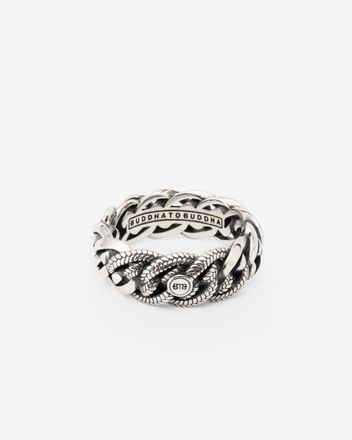 Ring Nathalie Small Textuur Nathalie Zilver