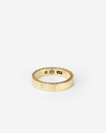 George Small Smooth Ring 14kt Gold