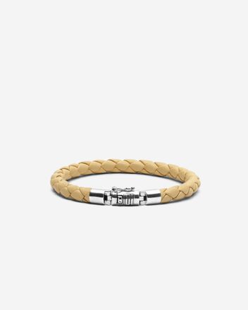 Bracelet Ben XS Round Leather Abricot