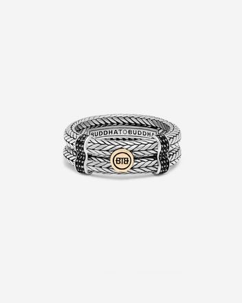 Ring Ellen Double Limited Silver Gold 14ct
