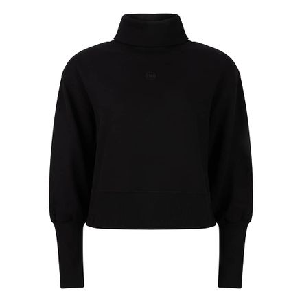Women High Neck Sweater Black