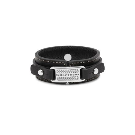 Bracelet Jantan Leather Black