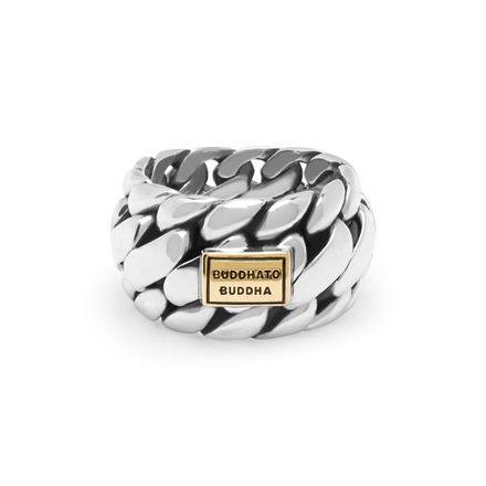 Ben Limited Ring Silver Gold 14kt