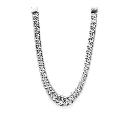 Chain Gradient Necklace Silver 47 cm
