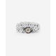 Bracelet Nathalie Small Black Spinel Limited Silver Gold 14ct
