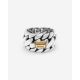 Ring Ben Limited Silver Gold 14ct