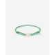 Chain XS Cord Bracelet Silver Buddha Green 