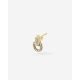 Earstud George 14ct Gold Single Piece