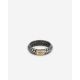 RIng Ben XS Black Rhodium Shine Gold 14ct