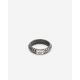 Ring Ben XS Black Rhodium Shine Silver