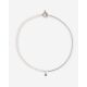 Barbara Mini Pearl Necklace Silver
