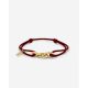 Koord Armband Katja Verguld Rood