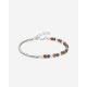 Spirit Bead Stacking Bracelet Tiger Eye Sodalite Silver