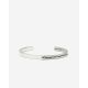 Armband Bangle Barbara Dual Zilver
