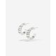 Ellen Earrings Spiral Silver Set
