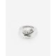 Ring Hart Chainlinked Zilver