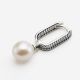 Hoops Chain Barok Parel Zilver Set
