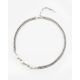 Baroque Pearl Necklace Chain Silver
