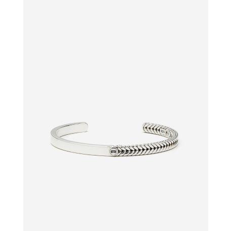 Armband Bangle Barbara Dual Zilver