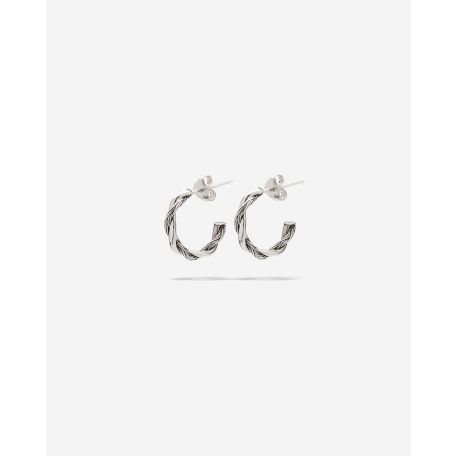 Hoops Katja Twist Zilver Set