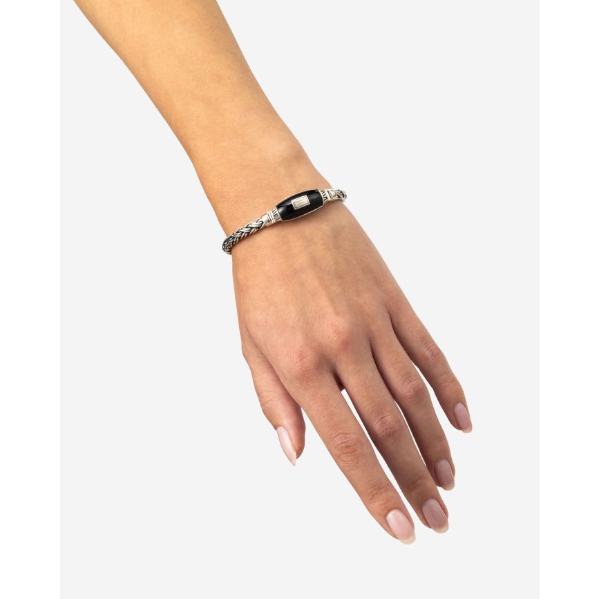 Katja XS Black Onyx Bracelet Silver