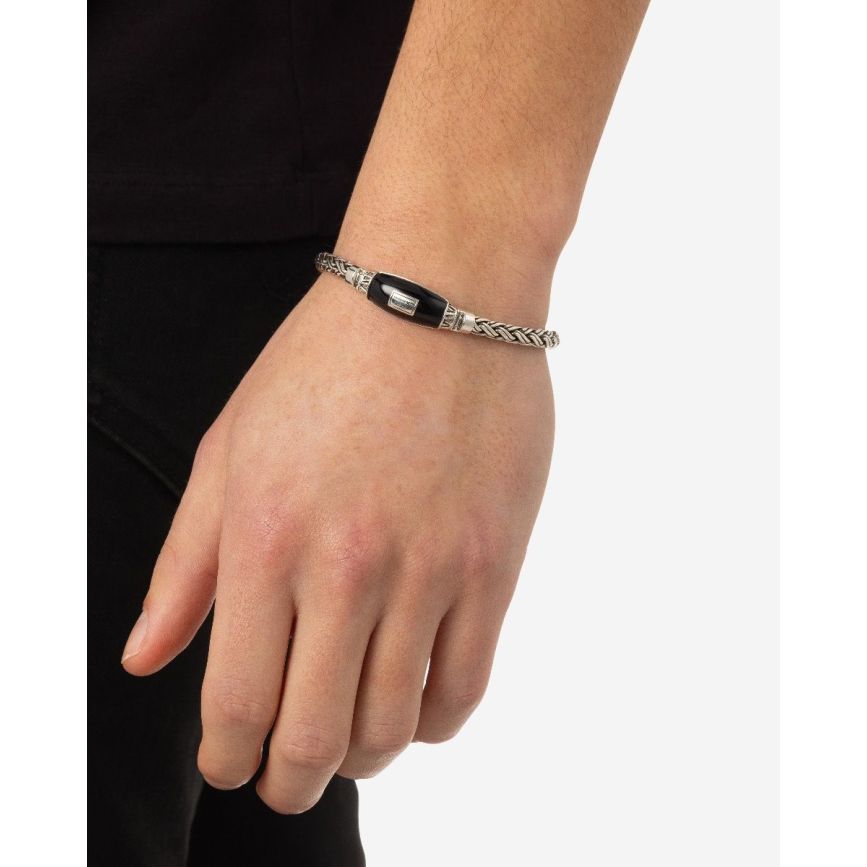 Katja XS Black Onyx Bracelet Silver