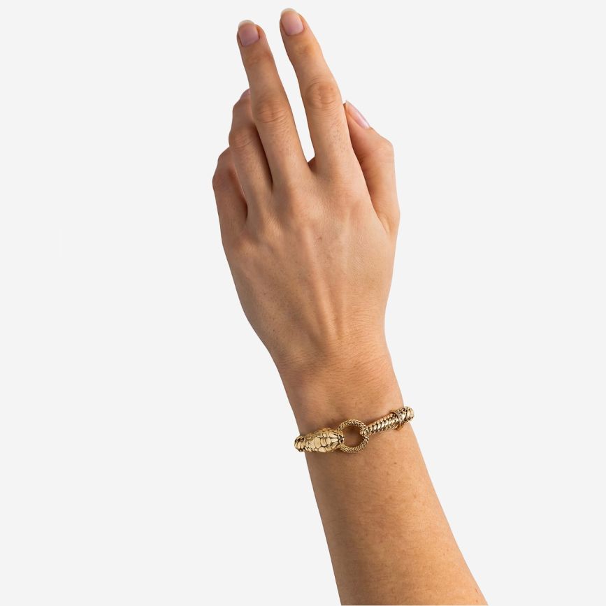 Bracelet Ben XS Snake Gold Plated