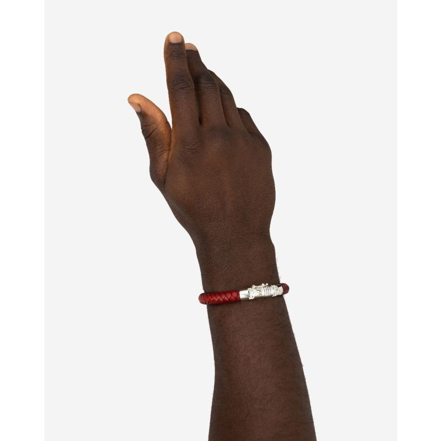 Bracelet Ben Small Leather Red