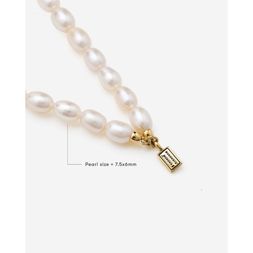 Necklace Barbara XS Pearl Gold Plated