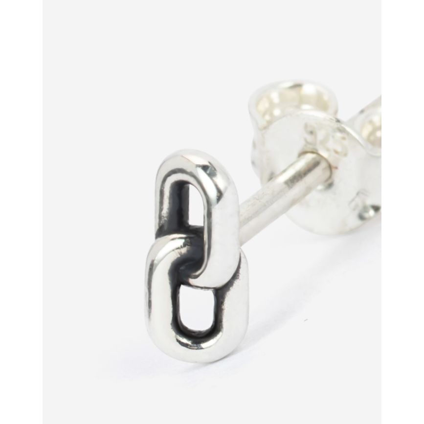アクセサリー UD TZA52 TWD52 Stacking Oorknopje Double Link Zilver Single Piece