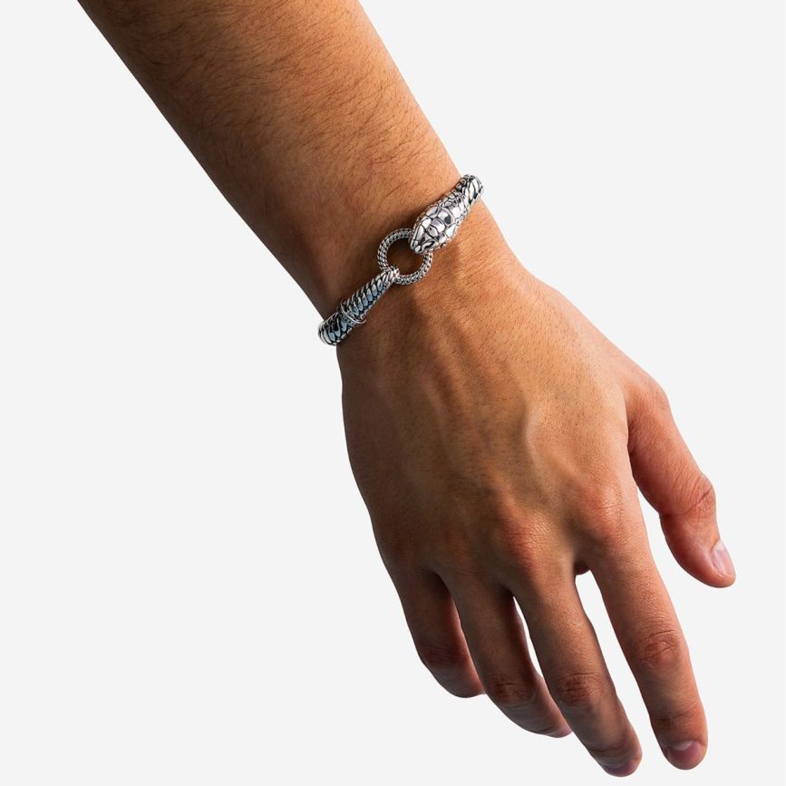 Bracelet Ben XS Snake Silver