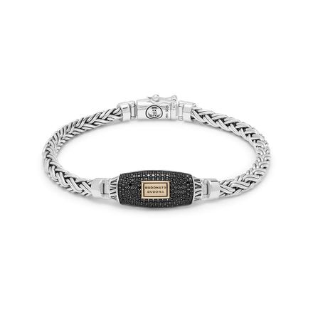J173 C+ - Katja XS Black Spinel Limited Bracelet Silver Gold 14kt*