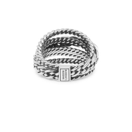 Multi Chain Nathalie Ring Silver