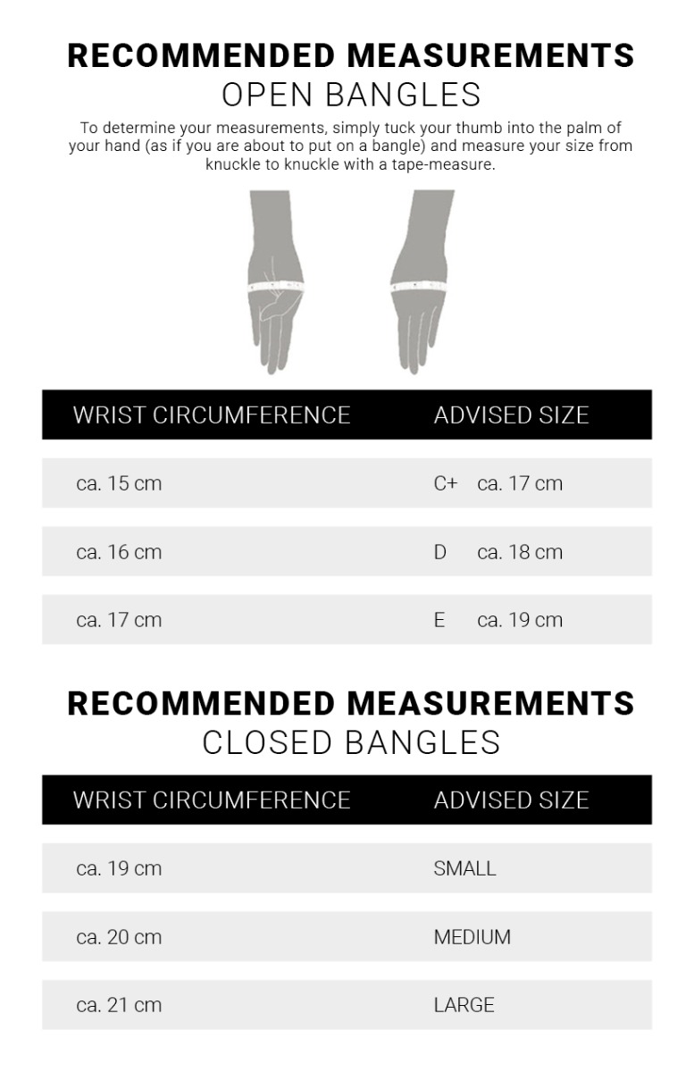 Bracelet Size Guide